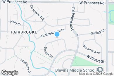 Map image of the property - 1812 Corriedale Dr