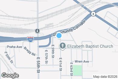 Map image of the property - 6010 Bowers