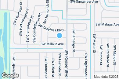 Map image of the property - 1738 SW Haylake Ave