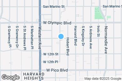 Map image of the property - 1106 Serrano Ave