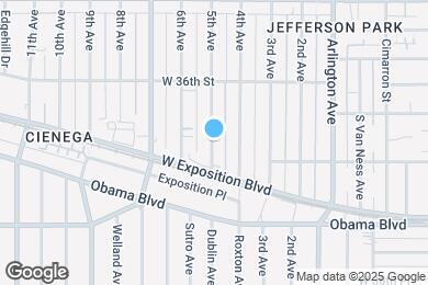 Map image of the property - 3668 5th Ave