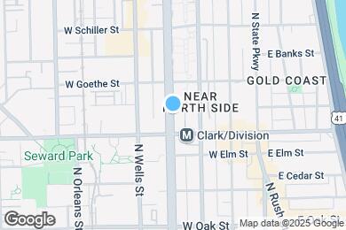 Map image of the property - 1175 N La Salle Dr