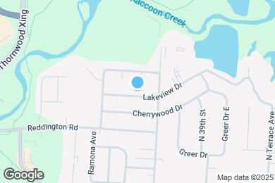 Map image of the property - 1812 Lakeview Dr