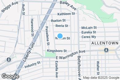 Map image of the property - 416 Winton St