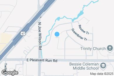 Map image of the property - 1027 Hollow Creek Dr