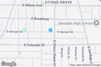 Map image of the property - 1132 E Harvard St
