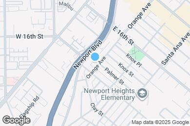 Map image of the property - 1519 Orange Ave