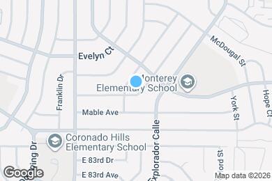 Map image of the property - 1851 Jolene Dr