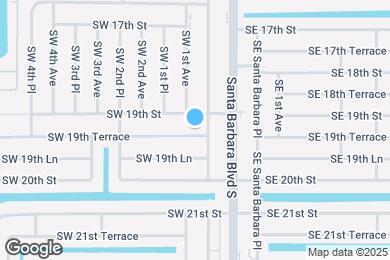 Map image of the property - 25 SW 19th Terrace