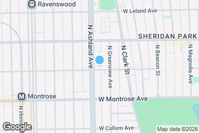 Map image of the property - 1520 W Sunnyside Ave