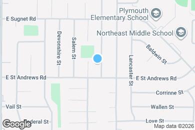 Map image of the property - 3619 Concord St