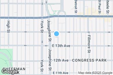 Map image of the property - 1365 Columbine St