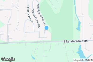 Map image of the property - 13239 N Badger Grove Dr