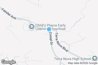 Map image of the property - 1545 Crespi Dr