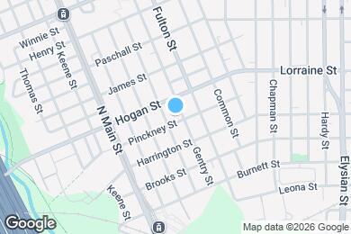 Map image of the property - 915 Pinckney St