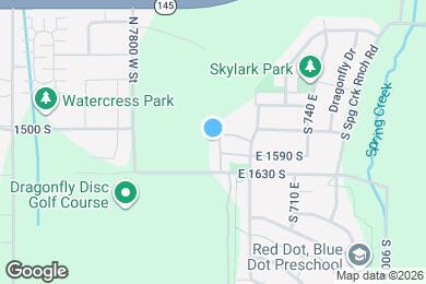 Map image of the property - 1552 S 530 E