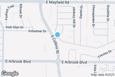 Map image of the property - 1100 Green Hill Dr