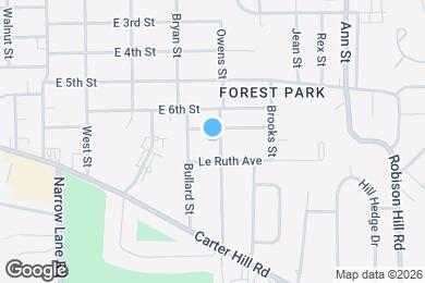 Map image of the property - 1938 Gorgas St