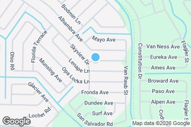 Map image of the property - 6177 Hollywood Ave