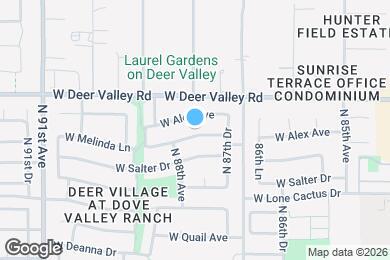 Map image of the property - 8760 W Melinda Ln