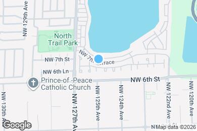 Map image of the property - 12451 NW 7th St