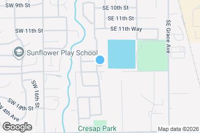 Map image of the property - 1409 SE 4th Ave