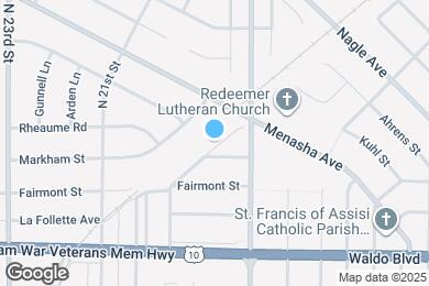 Map image of the property - 1256 Arlington Ave