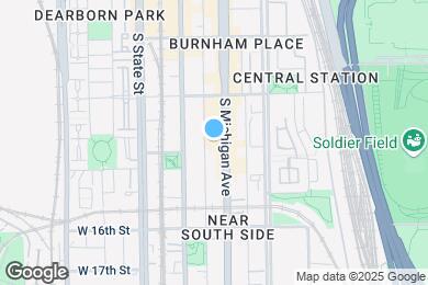 Map image of the property - 1446 S Michigan Ave