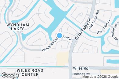 Map image of the property - 11705 NW 47th Dr