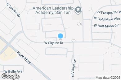 Map image of the property - 2477 W Wrangler Way