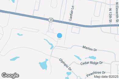 Map image of the property - The Oaks at Bentwater