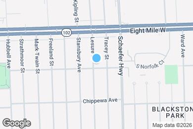 Map image of the property - 20412 Lesure St