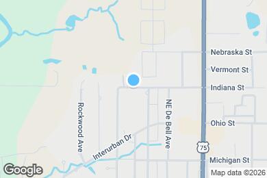 Map image of the property - 3321 Indiana St