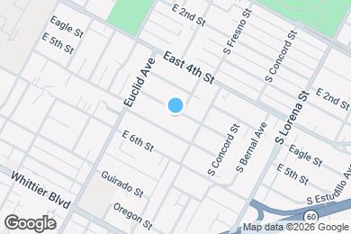 Map image of the property - 3066 E 5th St
