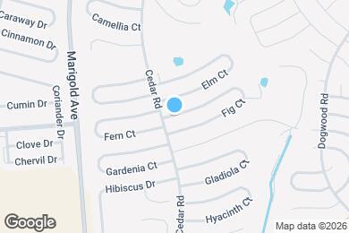Map image of the property - 204 Fig Ct