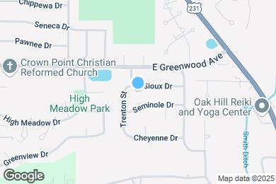 Map image of the property - 1115 Sioux Dr