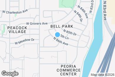 Map image of the property - 17521 N 86th Ave