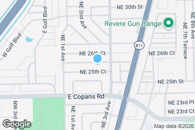 Map image of the property - 220 NE 26th St