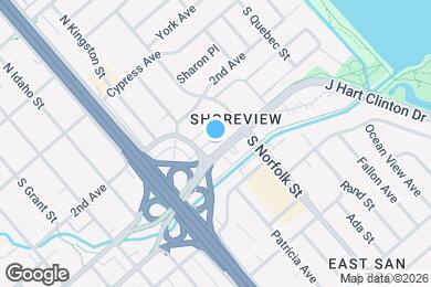 Map image of the property - 1411 E 3rd Ave