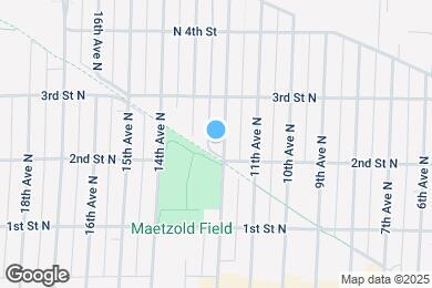 Map image of the property - 210 12th Ave. North