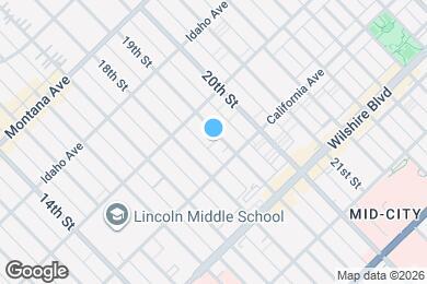 Map image of the property - 1032 19th St