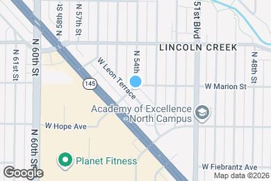 Map image of the property - 5382 W Leon Terrace