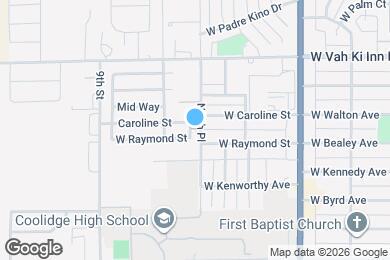 Map image of the property - 719 N Havasupai Ln
