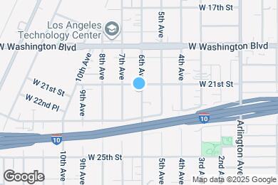 Map image of the property - 2111 6th Ave