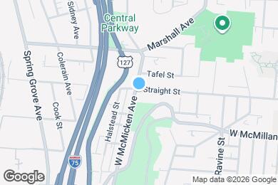 Map image of the property - 2582 W McMicken Ave