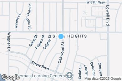 Map image of the property - 8751 Oakwood St