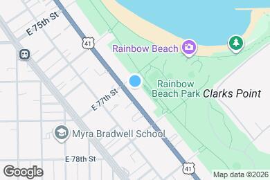 Map image of the property - 7715 S South Shore