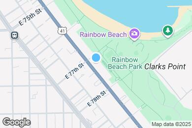 Map image of the property - 7715 S South Shore Dr