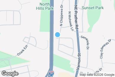 Map image of the property - 2904 N Chippewa Dr