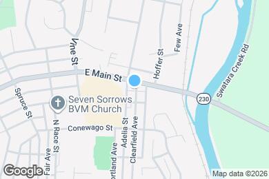 Map image of the property - 317 Clearfield Ave